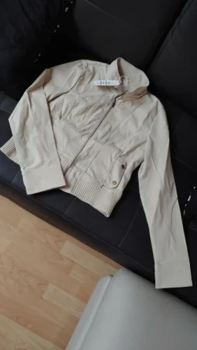 Cuteandpsycho Vintage Zip Up Chic Jackets Autumn Streetwear Pockets Harajuku Solid Coats Casual 2000s Basic Y2K Aesthetic Cloth photo review