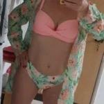 Swimming Suit Long Sleeved Top Split Three Piece Set with Printed Sexy Swimsuit for WOMEN'S Bikini New Bikini photo review