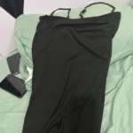 2025 New Spring Summer Women's High Elastic Sleeveless Backless Dress Long Sling Dresses Club Sexy Suspender Dress photo review