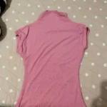 Women Summer Sexy Turtleneck Sleeveless T-Shirts Tops Solid Slim Fit Pullovers Causal Tees Shirts Female Streetwear Basics Tees photo review