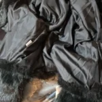 TRAFZA Women Fashion Cropped Faux Fur Jacket Coat Long Sleeve Front Snap-button Female Outerwear Chic Lapel Collar Thick Coat photo review