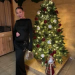 Autumn Fashion Black Maxi Dress For Women Pleated Slim High Waist Long Sleeve Elegant Sexy Party Dress Ladies Y2k Dress photo review