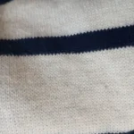 Autumn And Winter New Stripes Color Matching Button Round Neck Knitted Cardigan Women Long-sleeved Sweater All-match photo review