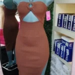 YuooMuoo Chic Fashion Sexy Package Hips Split Knitted Summer Dress 2025 Women Slim Elastic Bodycon Party Dress Streetwear Outfit photo review