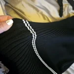 Autumn Winter Women Knitted Dress Brand Fashion O-neck Buttons Bodycon Sweater Dress with Belt Lady Office Dress photo review