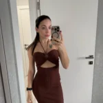 YuooMuoo Chic Fashion Sexy Package Hips Split Knitted Summer Dress 2025 Women Slim Elastic Bodycon Party Dress Streetwear Outfit photo review