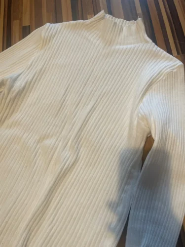 Elegant Solid Basic Knitted Tops Women Turtlneck Sweater Long Sleeve Casual Slim Pullover Korean Fashion Simple Chic Clothes photo review