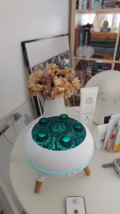 Flame Humidifier Dynamic Jellyfish Essential Oil Diffuser 350ML Air Humidifier Gradient Color Aroma Diffuser Desktop Night Light photo review