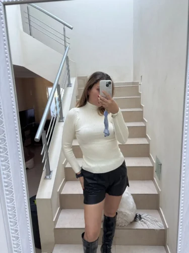 Elegant Solid Basic Knitted Tops Women Turtlneck Sweater Long Sleeve Casual Slim Pullover Korean Fashion Simple Chic Clothes photo review