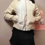 Cuteandpsycho Vintage Zip Up Chic Jackets Autumn Streetwear Pockets Harajuku Solid Coats Casual 2000s Basic Y2K Aesthetic Cloth photo review
