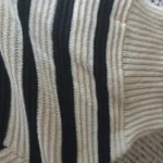 Summer Striped Beach Knitted Dress O Neck Short Sleeves Chic Hotsweet Slim Sundress Streetwear Y2K Bodycon Midi Dress photo review
