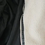 2024 RARF Autumn New Women's European and American Style Artificial Fur Effect Motorcycle Jacket Coat with Fur Integration photo review