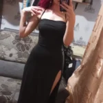 2024 explosive new dress summer high sensibility halter strap Spice Girl bag hip dress photo review