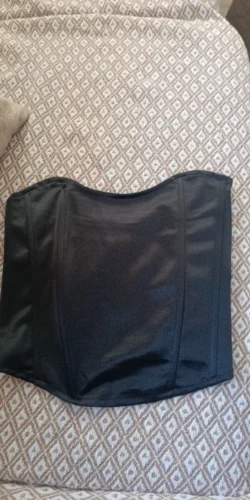 Sexy Women Tube Tops Solid Sleeveless Slim Skinny Corset Cropped Top 2022 Summer Casual Elegant Female Strapless Vest photo review