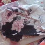 2024 European and American Cross Border Women's New Dress V-neck Sleeveless Sexy Printed Large Hem Foreign Trade Dress photo review