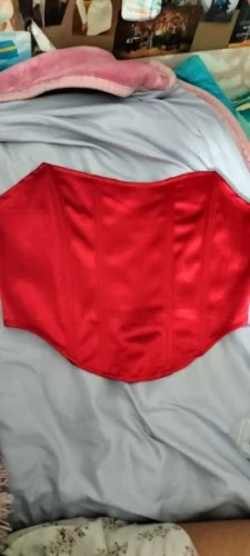 Sleeveless Off Shoulder Fashion Sexy Corset Crop Tops Vest Female Underwear Backless Bustier Top Solid photo review