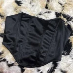 Sleeveless Off Shoulder Fashion Sexy Corset Crop Tops Vest Female Underwear Backless Bustier Top Solid photo review