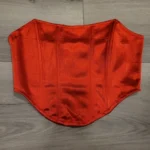 Sleeveless Off Shoulder Fashion Sexy Corset Crop Tops Vest Female Underwear Backless Bustier Top Solid photo review