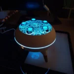 Flame Humidifier Dynamic Jellyfish Essential Oil Diffuser 350ML Air Humidifier Gradient Color Aroma Diffuser Desktop Night Light photo review