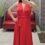Sexy Women Multiway Wrap Convertible Boho Maxi Club Red Dress Bandage Long Dress Party Bridesmaids Infinity Robe Longue Femme photo review
