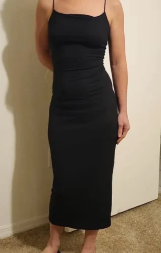 Satin Slip Sleeveless Backless Maxi Dress Women Y2K Summer Bodycon Elegant Sexy Outfits Ladies Birthday Party Club Sundress photo review