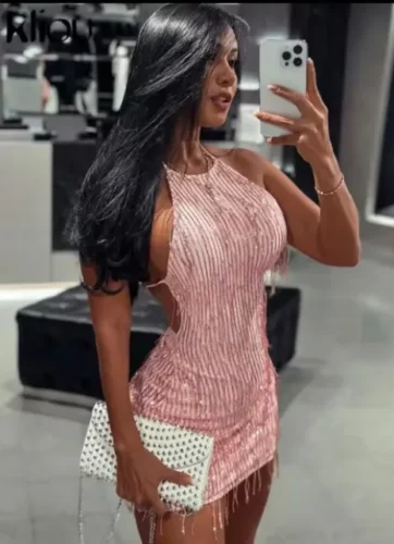 Weird Puss Sheath Backless Women Dress Full Sleeve Sexy Solid Autumn Fashion Slim Bag Hip Bodycon Ladies Eveing Party Prom Robe photo review