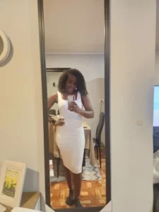 2024 Summer Sexy Tank Top Dress European and American Plus Size Solid Color Women's Sleeveless Mini Dress photo review