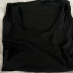 Black Ribbed Bodycon Summer Dress Sexy Vest Sleeveless Vest Club Party Mini Dress WOMEN'S Solid Color Tight Fitting photo review