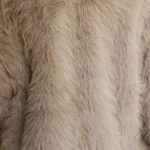 TRAFZA Women Fashion Cropped Faux Fur Jacket Coat Long Sleeve Front Snap-button Female Outerwear Chic Lapel Collar Thick Coat photo review