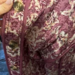 Elegant Women Floral Print Jacket Fashion Long Sleeve Vintage Autumn Winter Warm Coats Casual Communte O-Neck Chic Quilted Coat photo review