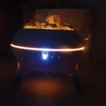Flame Humidifier Dynamic Jellyfish Essential Oil Diffuser 350ML Air Humidifier Gradient Color Aroma Diffuser Desktop Night Light photo review