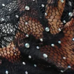 1PC Women Sexy Fishnet Rhinestone Cover Up Without Bikini Hollow Out Bodycon Dress See Through Beachwear Women's Swimwear photo review