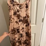 CIBBAR y2k Vintage Strap Dress Retro Floral Print Sleeveless Summer Party Long Dresses for Women 2000s Aesthetic Elegant Ladies photo review