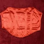Sleeveless Off Shoulder Fashion Sexy Corset Crop Tops Vest Female Underwear Backless Bustier Top Solid photo review