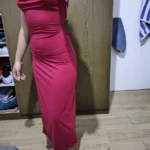 2024 explosive new dress summer high sensibility halter strap Spice Girl bag hip dress photo review