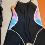 2023 Patchwork Sport One Piece Swimsuit Plus Size Swimwear Women Professional Sport Bathing Suit Surfing Swimsuits Swimming Suit photo review