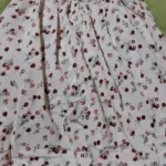 Spring Summer Chiffon Dress Women Midi DressesFemale Short Sleeve Elastic Waist Printed Floral Pleated Backless Casual Dress photo review