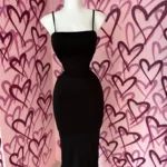 2025 New Spring Summer Women's High Elastic Sleeveless Backless Dress Long Sling Dresses Club Sexy Suspender Dress photo review