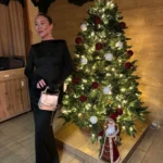 Autumn Fashion Black Maxi Dress For Women Pleated Slim High Waist Long Sleeve Elegant Sexy Party Dress Ladies Y2k Dress photo review