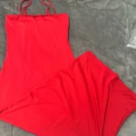 2025 New Spring Summer Women's High Elastic Sleeveless Backless Dress Long Sling Dresses Club Sexy Suspender Dress photo review