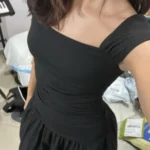 WhereMery Elegant Slip Long Dresses Sexy Women Ruched Bodycon Solid Maxi Dress Spring Y2K Summer Temperament High-waist Vestidos photo review