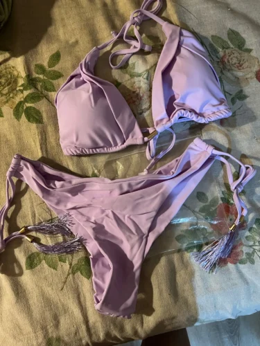 RUOTONGSEPT 2025 New Sexy 13 Color Triangle Bathing Suit for Women Brazilian Bikinis Swimwear Push Up Swimsuit Beach Bikini Set photo review