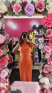 Criss Cross Cut Out Dress, Sexy Bodycon Mock Neck Sleeveless Dress, Women's Clothing photo review