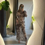 Weird Puss Mesh Print Women Maxi Dress Turtleneck Full Sleeve Bodycon Autumn Trendy Hipsters High Street Party Y2K Attirewear photo review