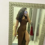 kliou Hollow Women Dresses Sexy Shirring Chic Cut Shape Incline Shoulder Solid Side Split Bodycon Midnight Party Clubwear Robe photo review