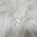 TRAFZA Women Fashion Cropped Faux Fur Jacket Coat Long Sleeve Front Snap-button Female Outerwear Chic Lapel Collar Thick Coat photo review