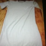 Women's Summer New Short Sleeved T-shirt Dress Loose Mid Length Over Knee Dress photo review