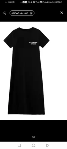 Women's Summer New Short Sleeved T-shirt Dress Loose Mid Length Over Knee Dress photo review