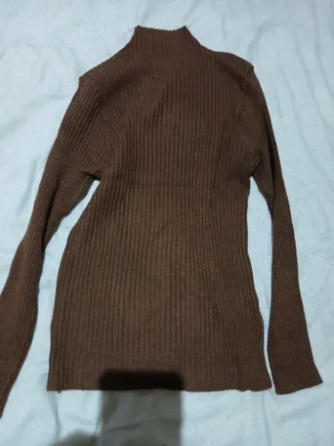 Elegant Solid Basic Knitted Tops Women Turtlneck Sweater Long Sleeve Casual Slim Pullover Korean Fashion Simple Chic Clothes photo review