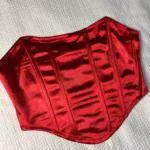 Sleeveless Off Shoulder Fashion Sexy Corset Crop Tops Vest Female Underwear Backless Bustier Top Solid photo review
